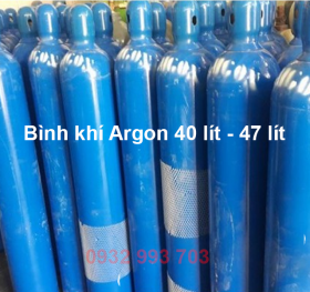 Bình Khí Argon 40 lit và 47 lít Giá tốt